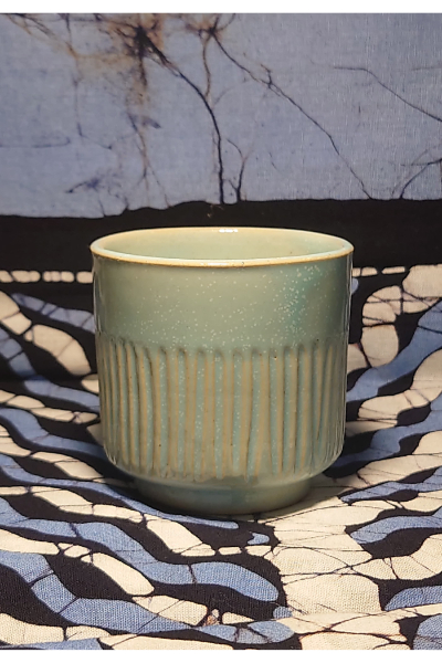 Ceramic Glazed Espresso Cup - Blue